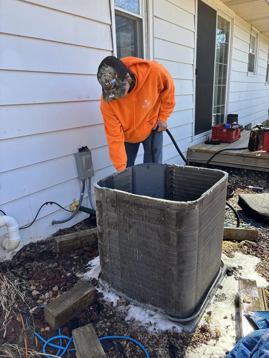 On Time Heating team at work