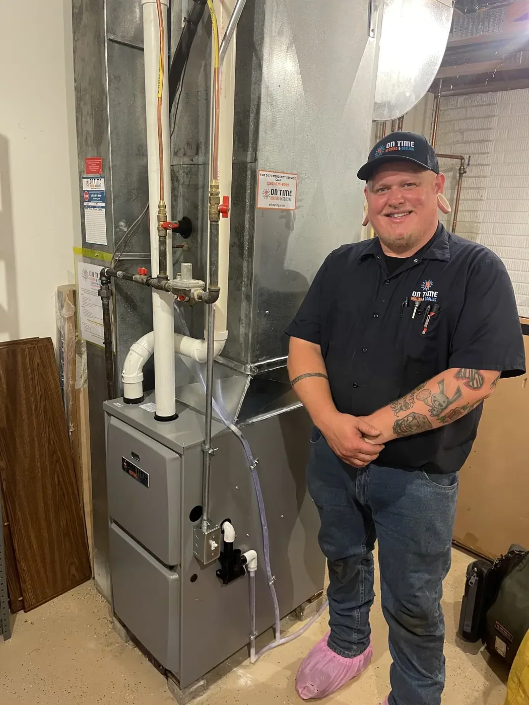 Completed heating system install