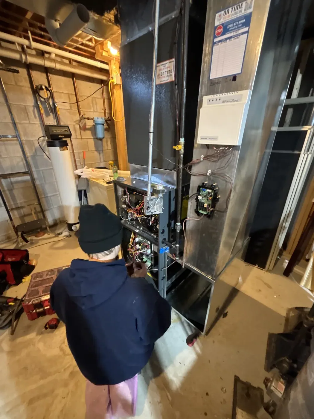 Clean installation work