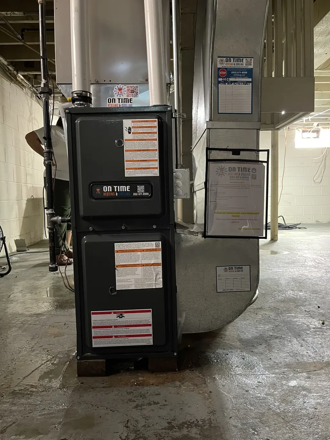 HVAC project completion
