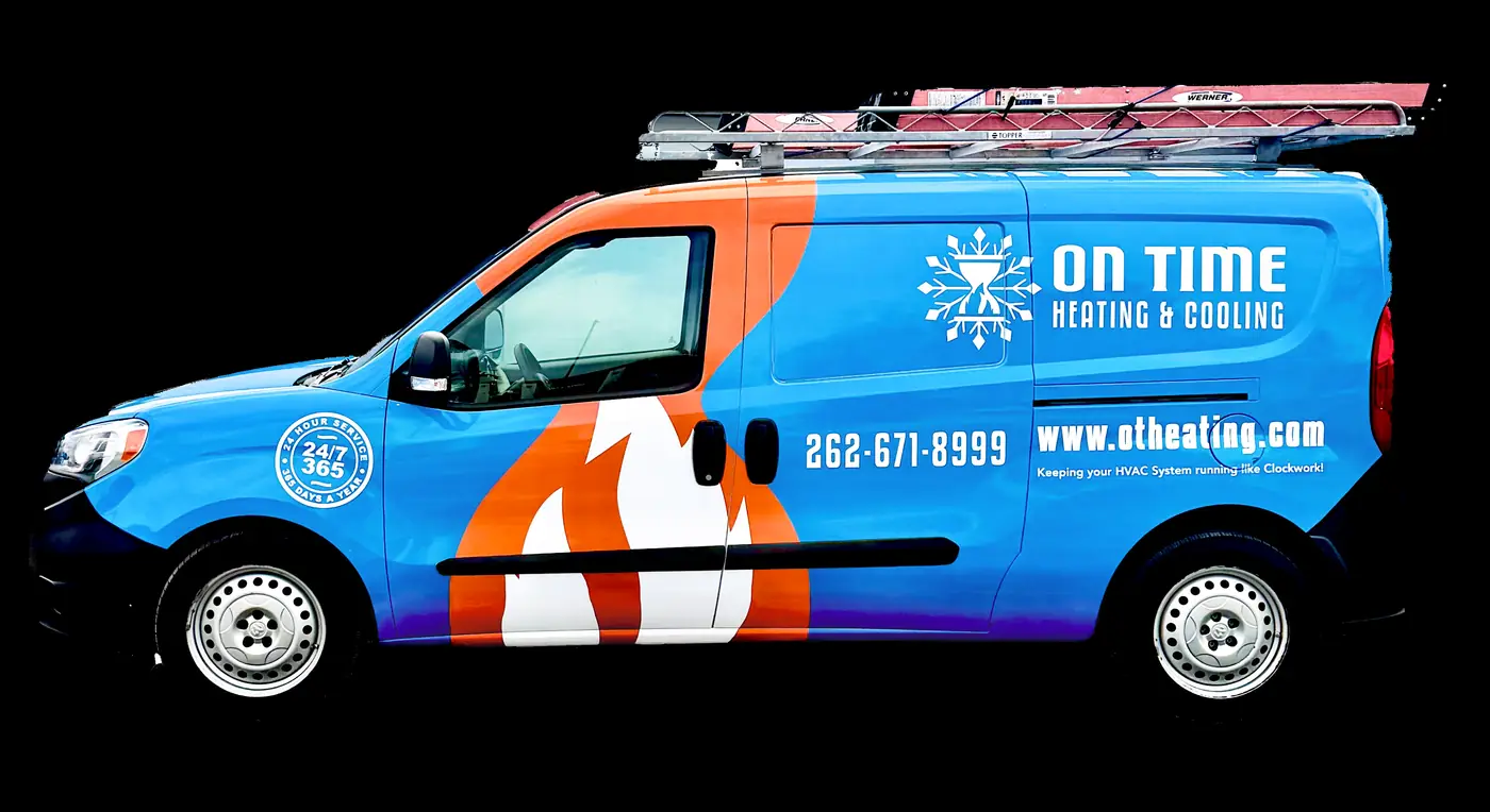 On Time service truck