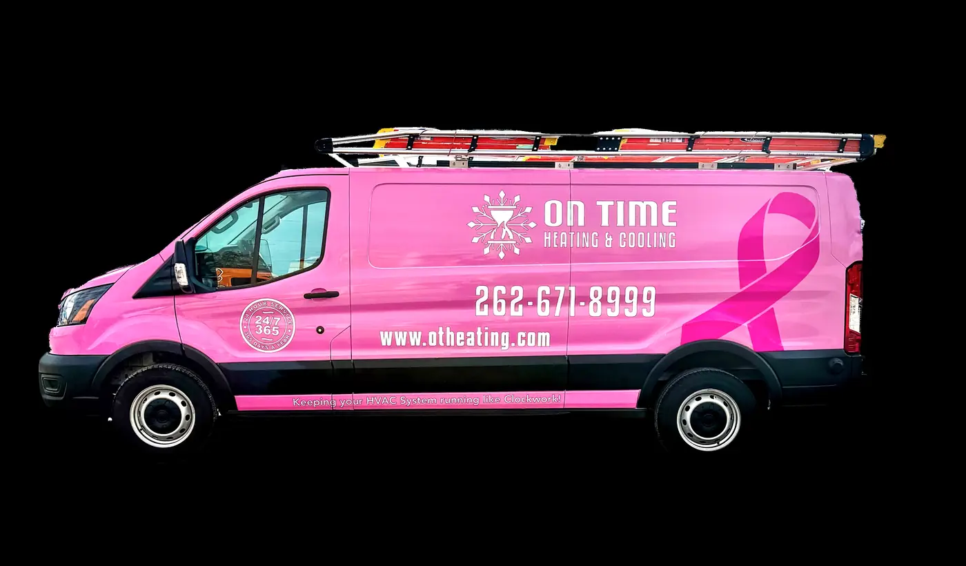 On Time branded truck